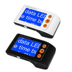 3.5 Inch 2X-25X High-Definition Handheld  Magnifying Glass Electronic Vision Aid, Black, White