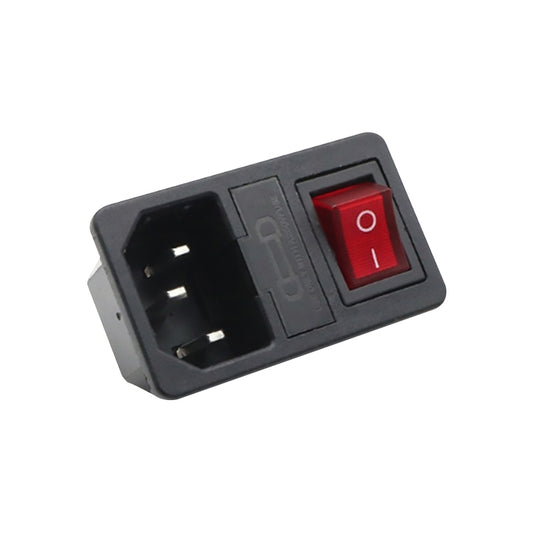 10 PCS AC-01 Three Pins Power Socket with Safety Switch Socket, 10 PCS AC-01