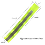 Reflective Band High Visibility Elastic Wristbands Outdoor Sports Running Cycling Night WarningWrist Band, Green, Blue, Pink, Orange
