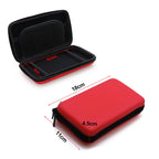 For Nintendo 2DS XL Hard EVA Protective Storage Case Cover Holder, Black, Sky Blue, Red, Pink