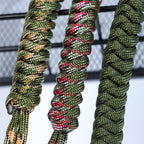 Outdoor Security Protection Black Monkey Fist Steel Ball Bearing Self Defense Lanyard Survival Key Chain