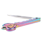 Mini Key Knife Tactical Camp Outdoor Keyring Ring Keychain Fold Self Defense Security Multi Tool