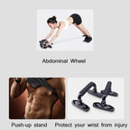 6 In 1 Abdominal Wheel Set Home Fitness Equipment Specifications:, 6 In 1