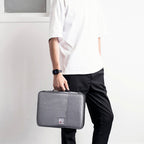 Multi-functional A4 Document Bags Portable Waterproof Oxford Cloth Storage Bag for Notebooks，Size: 33cm*24*3.5cm