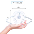 CPR Resuscitator Rescue Emergency First Aid Breathing Mask Mouth Breath One-way Valve Tools
