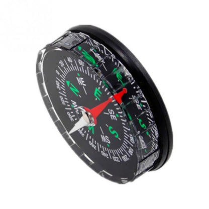 10 PCS Portable Mini Precise Compass Practical Guider for Camping Hiking North Navigation Survival Button Design Compass, 45mm