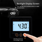 IP54 Precision Electronic Digital Display Inclinometer 4 x 90 Degree Protractor Angle Box