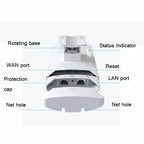 COMFAST CF-E120A 5.8G Outdoor Wireless High-Power Monitoring CPE Bridge, US Plug, EU Plug
