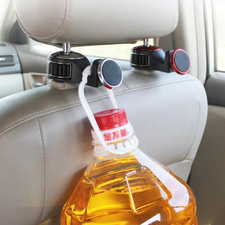 2 PCS Car Multifunctional Rear Headrest Mobile Phone Hook, Three Generation Magnetic Gold, Three Generation Magnetic Silver, Three Generation Magnetic Blue, Three Generation Magnetic Red