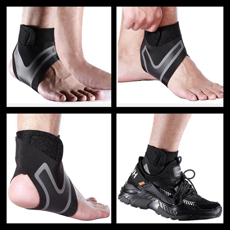 Sport Ankle Support Elastic High Protect Sports Ankle Equipment Safety Running Basketball Ankle Brace Support, S, Left (Black Grey), S, Right (Black Grey), M, Left (Black Grey), M, Right (Black Grey), L, Left (Black Grey), L, Right (Black Grey)        ...