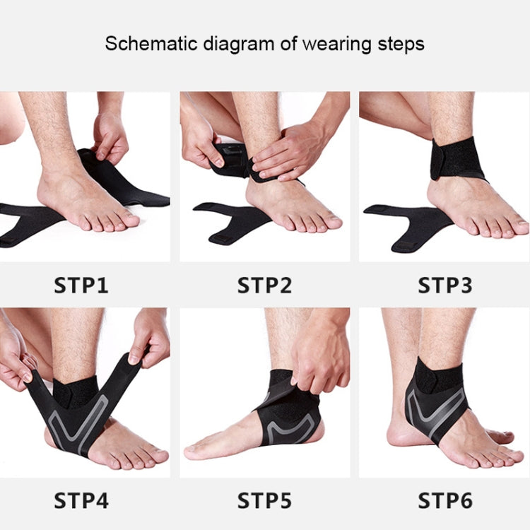Sport Ankle Support Elastic High Protect Sports Ankle Equipment Safety Running Basketball Ankle Brace Support, S, Left (Black Grey), S, Right (Black Grey), M, Left (Black Grey), M, Right (Black Grey), L, Left (Black Grey), L, Right (Black Grey)        ...