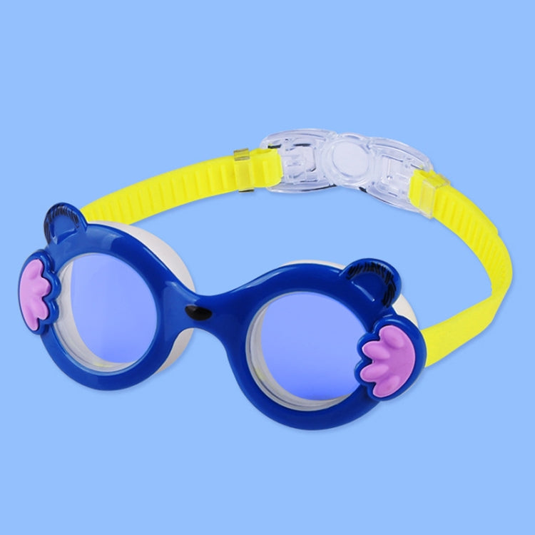 JIEHU JH8560 Children Waterproof and Anti-fog Cartoon Cat Shape Swimming Goggles, JH8560 (Blue Yellow), JH8560 (Green), JH8560 (Red Blue), JH8560 (Purple)