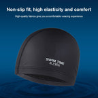 PU Coated Waterproof Enlarged Swimming Cap for Adult Men and Women, PU Coated Enlarged (Black), PU Coated Enlarged (Pink), PU Coated Enlarged (Blue)