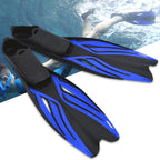 Swimming Free Diving Fins Silicone Flippers Diving Equipment, XS（35-36）, S（37-38）, M（39-40）, M / L（41-42）, L（43-44）, XL（45-46）