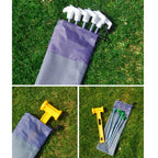 30cm Outdoor Camping Ground Nail Storage Bag Thickened Oxford Cloth Tent Windproof Rope Buckle Finishing Bag