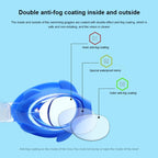 4 in 1 Cartoon Little Crab Waterproof and Anti-fog Silicone Swimming Goggles + Printed Pattern Swimming Cap + Nose Clip Earplugs + Storage Bag Swimming Equipment Set for Children, 4 in 1 Swimming Set (Blue Crab), 4 in 1 Swimming Set (Pink Crab)        ...