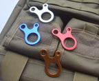 10 PCS Camping Tent Cord Rope Fastener Carabiner Hook Hanger Tightener Wind Rope Buckles, Aluminum alloy buckle(Blue), Aluminum alloy buckle(Golden), Aluminum alloy buckle(Red), Aluminum alloy buckle(Silver)