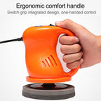 Electric Car Polisher Waxing Polishing Machine Kit Automation Cleaning Car Buffing ABS Car Accessories, Electric Car Polisher(Black), Electric Car Polisher(Orange)
