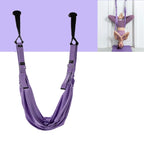 Air Split Leap Stretch Yoga Belt Inverted Stretch Splits Backbending Trainer Yoga Rope, Purple, Pink, Green