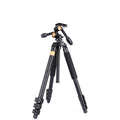 Q620 4-Section Folding Legs Heavy Duty Aluminum Alloy Tripod With Three-Dimensional Damping Tripod Heads, Q620