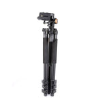 Q620 4-Section Folding Legs Heavy Duty Aluminum Alloy Tripod With Three-Dimensional Damping Tripod Heads, Q620