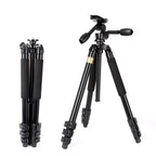 Q620 4-Section Folding Legs Heavy Duty Aluminum Alloy Tripod With Three-Dimensional Damping Tripod Heads, Q620