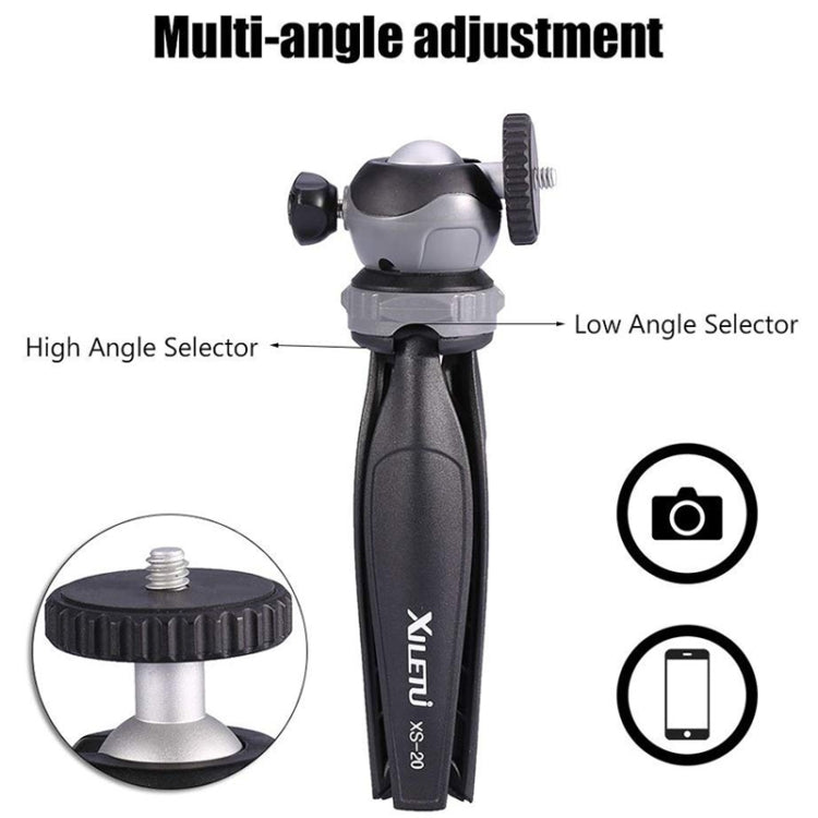 Xiletu XS-20 Desktop Ultra Convenient Lightweight Mini Mobile Phone Live Tripod, XS-20