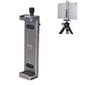 Xiletu Xj15 Live Broadcast Desktop Full Metal Tripod Mount Tablet Pc Phone Clamp With 1/4 Inch Screw Holes & Cold Shoe Base, Xj15