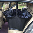 Waterproof Rear Back Pet Dog Car Seat Cover Mats Hammock Protector With Safety Belt, 130x150x38cm