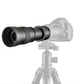 Lightdow 420-800mm Zoom Camera Lens Optical Glass Coating Photographic Lens, 420-800mm Black