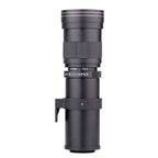 Lightdow 420-800mm Zoom Camera Lens Optical Glass Coating Photographic Lens, 420-800mm Black