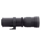 Lightdow 420-800mm Zoom Camera Lens Optical Glass Coating Photographic Lens, 420-800mm Black