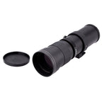 Lightdow 420-800mm Zoom Camera Lens Optical Glass Coating Photographic Lens, 420-800mm Black