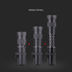 Lightdow 420-800mm Zoom Camera Lens Optical Glass Coating Photographic Lens, 420-800mm Black