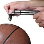 WILD MAN Mountain Road Bike Portable Bicycle Pump Us And French Mouth Universal Pump Mini Basketball Football Pump, GK8 (Red), GK8 (Black), GK8 (Silver)