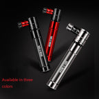 WILD MAN Mountain Road Bike Portable Bicycle Pump Us And French Mouth Universal Pump Mini Basketball Football Pump, GK8 (Red), GK8 (Black), GK8 (Silver)