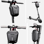 Wild Man Ts9 For Scooter / Bicycle Universal Waterproof Pu + Eva Hard Shell Front Bag with Reflective Warning, Capacity: 2.5l