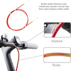 2 PCS For Xiaomi Mijia M365 Electric Scooter Rear Disc Brake Cable Brake Pipeline