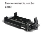 2pcs Aluminum Alloy Bicycle Mobile Phone Holder Motorcycle Mobile Phone Navigation Bracket Electric Motorcycle Hand Rack, Black (Handlebar Style), Gold (Handlebar Style), Silver (Handlebar Style)