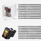 Mbrush Handheld Printer Custom Content Portable Full Color Inkjet Printer with Ink Cartridges, Mbrush