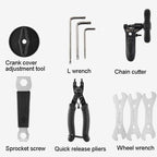 BIKEHAND Bicycle Tool Box Set Renovation Vehicle Tool Kit Riding Equipment Accessories, 2