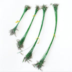 20 PCS Luya Front Wire With Pin Wire Anti-bite Wire, 15CM, 20CM, 25CM, 30CM