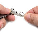 Outdoor Fishing Supplies Fishing Clamp Fishing Line Scissors Telescopic Keychain, 2 in 1 With Keychain, 2 in 1 Fishing Line Knife, 3 in 1 With Keychain, 3 in 1  Fishing Line Knife