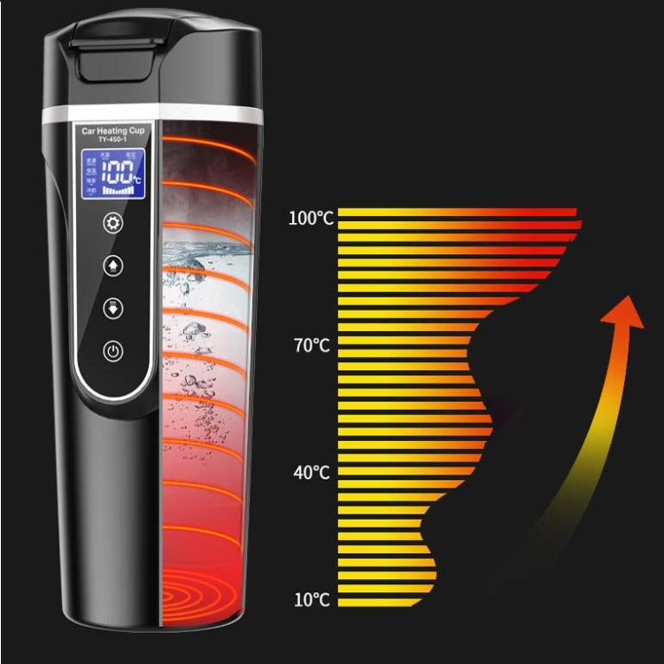 450ml Car Heating Water Bottle Thermos Mug Car Truck Universal Boiling Water Cup, Car Models, Home Car Dual-use