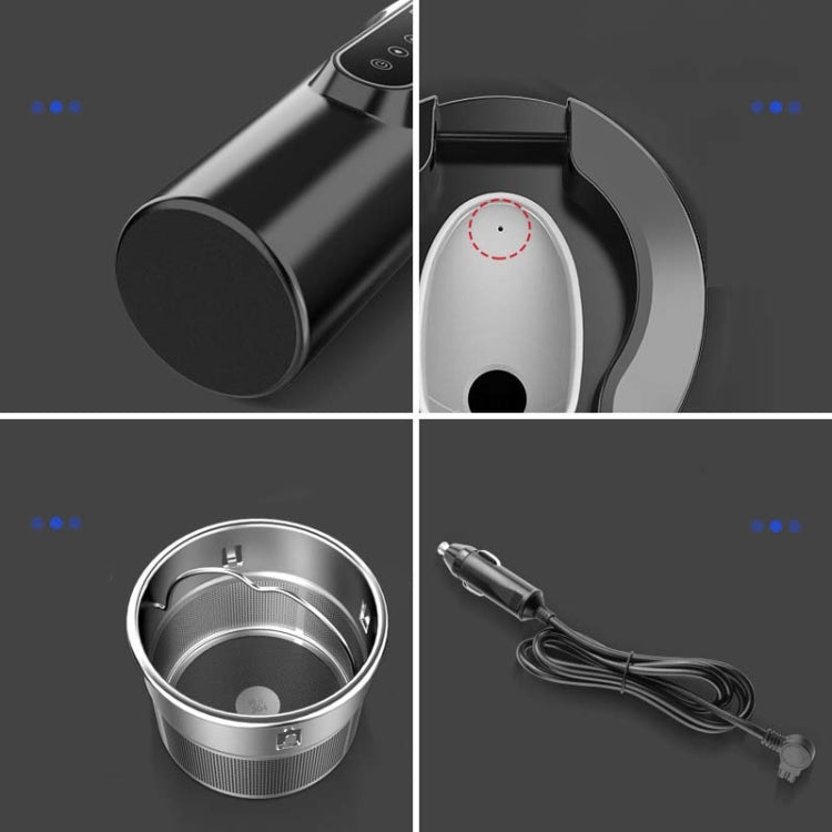 450ml Car Heating Water Bottle Thermos Mug Car Truck Universal Boiling Water Cup, Car Models, Home Car Dual-use