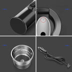 450ml Car Heating Water Bottle Thermos Mug Car Truck Universal Boiling Water Cup, Car Models, Home Car Dual-use