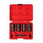 5 In 1 Non-Slip Sleeve Set Chrome-Molybdenum Steel Nut Disassembly Tool Sliding Tooth Nut Remover, 5 In 1 Nut Remover