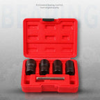 5 In 1 Non-Slip Sleeve Set Chrome-Molybdenum Steel Nut Disassembly Tool Sliding Tooth Nut Remover, 5 In 1 Nut Remover