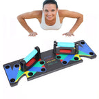 9 Kinds Of Function Push-Up Stand Home Chest and Arm Muscle Trainner I-shaped Small Board Fitness Body Equipment, 9 Kinds Of Function Push-Up Stand
