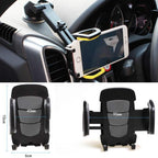 3 Sets Car Phone Holder Car Air Outlet Mobile Phone Holder Suction Cup Navigation Instrument Panel General, 2 in 1, 3 in 1